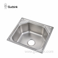 Economical single bowl kitchen stainless steel sink